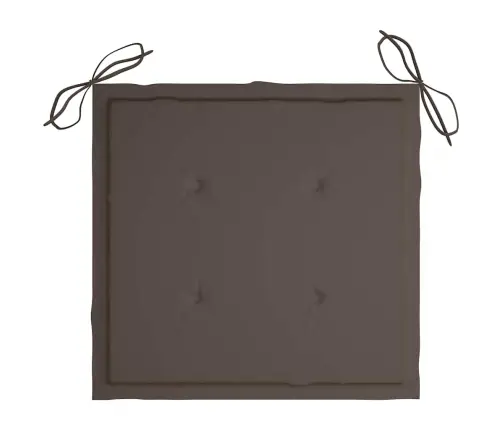 Sodo Kėdės Su Taupe Spalvos Pagalvėlėmis, 4Vnt., Tikmedis