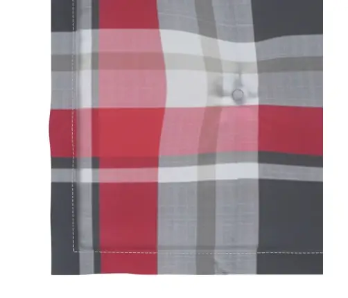 Aiatoolid, 6 Tk, Punaseruuduliste Istmepatjadega, Tiikpuu