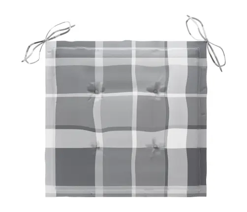 Dārza Krēsli, Matrači Ar Četrstūriem, 8 Gab., Masīvs Tīkkoks Vidaxl