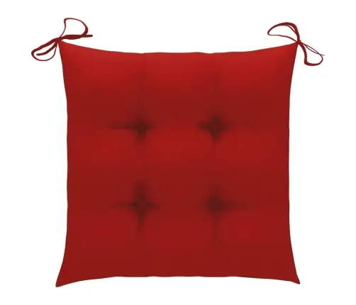 Aiatoolid 8 Tk Punaste Istmepatjadega, Toekas Tiikpuu