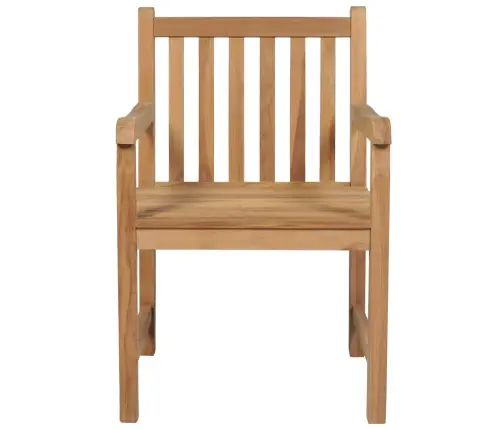 Dārza Krēsli, 8 Gab., Melni Matrači, Masīvs Tīkkoks Vidaxl