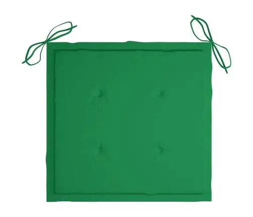 Virnastatavad Patjadega Aiatoolid, 4 Tk, Tiikpuit