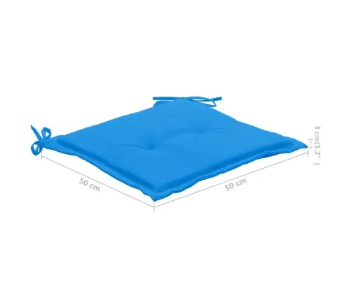 Virnastatavad Patjadega Aiatoolid, 6 Tk, Tiikpuu