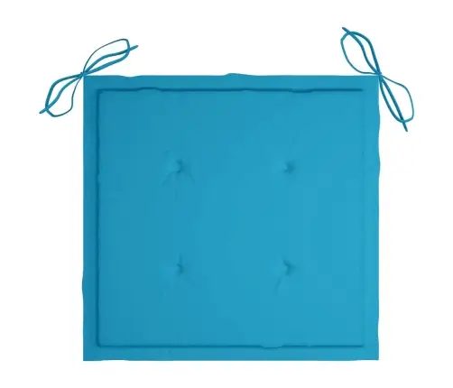 Dārza Krēsli Ar Matračiem, 6 Gab., Masīvs Tīkkoks Vidaxl