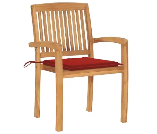 Virnastatavad Patjadega Aiatoolid, 8 Tk, Tiikpuu