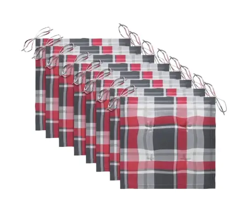 Sudedamos Sodo Kėdės Su Pagalvėlėmis, 8Vnt., Tikmedžio Masyvas Sudedamos Sodo Kėdės Su Pagalvėlėmis, 8Vnt., Tikmedžio Masyvas