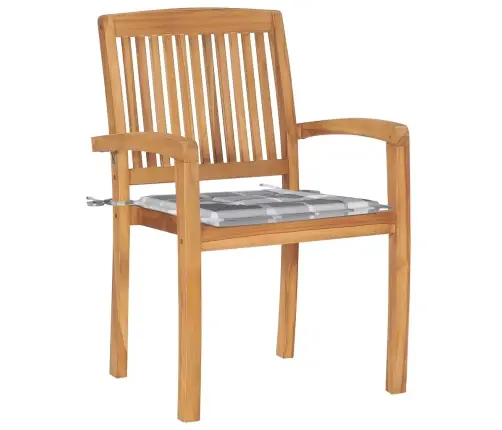 Dārza Krēsli Ar Matračiem, 8 Gab., Masīvs Tīkkoks Vidaxl