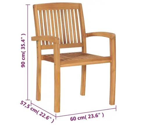 Dārza Krēsli Ar Matračiem, 4 Gab., Masīvs Tīkkoks Vidaxl