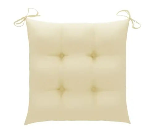 Dārza Krēsli Ar Matračiem, 4 Gab., Masīvs Tīkkoks Vidaxl