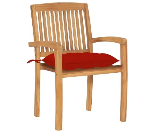 Virnastatavad Patjadega Aiatoolid, 8 Tk, Tiikpuu