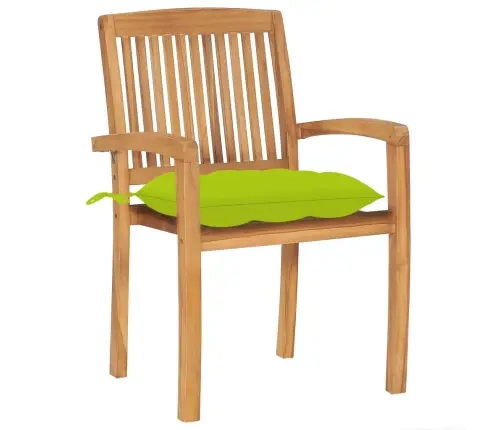 Virnastatavad Patjadega Aiatoolid, 8 Tk, Tiikpuu