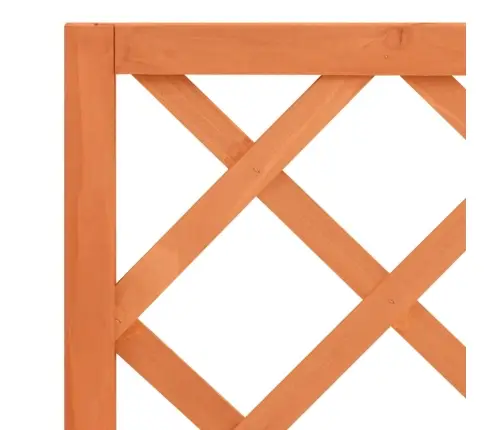 Puķu Kaste Ar Špaleru, Brūna, 70X30X135 Cm, Egles Masīvkoks Vidaxl