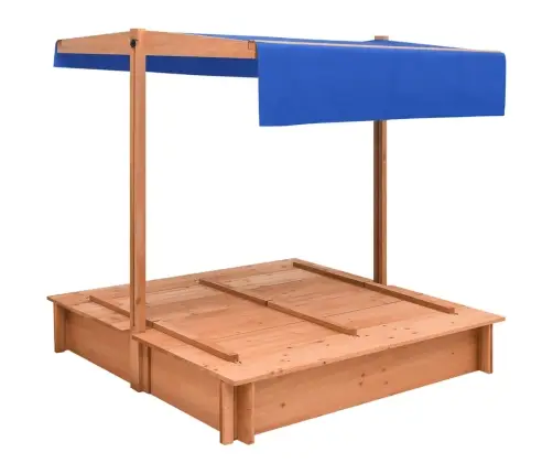 Liivakast Katusega, 122 X 112 X 112 cm Kuusepuit