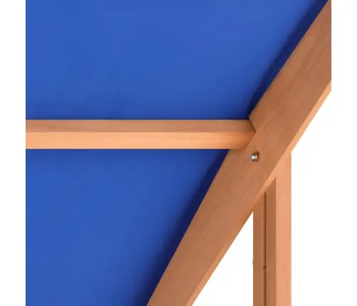 Liivakast Katusega, 122 X 112 X 112 cm Kuusepuit