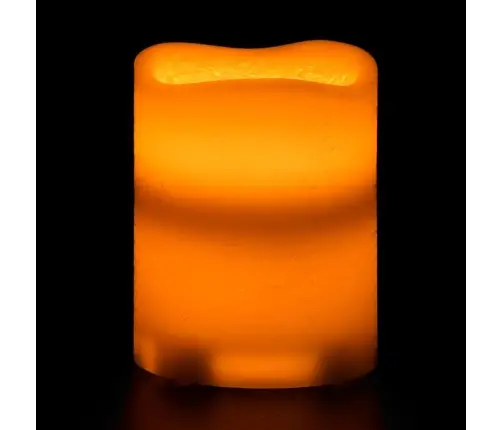 Beliepsnės Led Žvakės, 24Vnt., Šiltos Baltos, Su Pulteliu