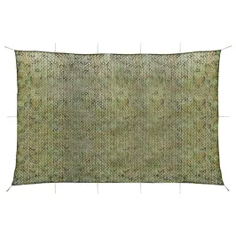 Kamufliažinis Tinklas Su Laikymo Krepšiu, Žalios Spalvos, 5X7M