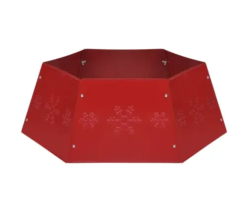 Ziemassvētku Egles Pamatnes Pārsegs, Sarkans, Ø68X25 Cm Vidaxl