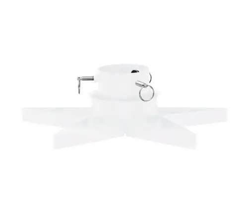 Ziemassvētku Egles Statīvs, Balts, 47X47X13,5 Cm Vidaxl