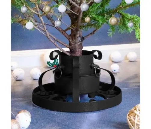 Ziemassvētku Egles Statīvs, Melns, 29X29X15,5 Cm Vidaxl