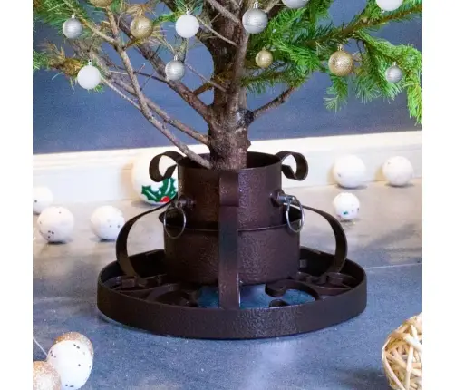 Kalėdų Eglutės Stovas, Sendintos Vario Spalvos, 29X29X15,5Cm