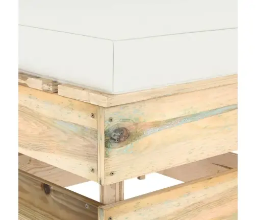 Modulinė Vidurinė Sofos Dalis Su Pagalvėlėmis, Mediena