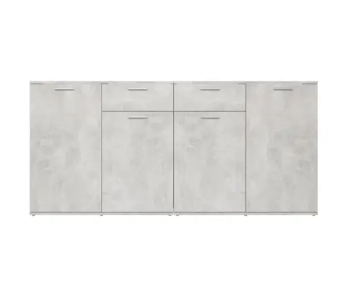 Puhvetkapp, Betoonhall, 160 X 36 X 75 cm Tehispuit