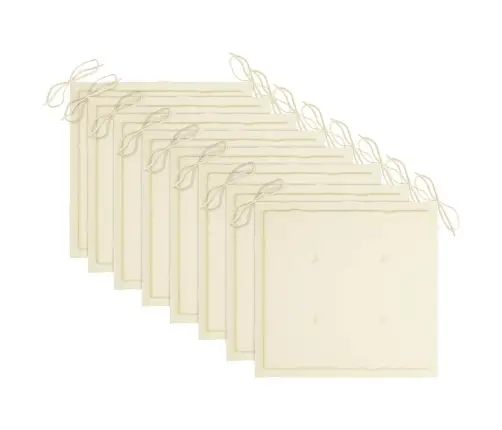 Saliekami Dārza Krēsli Ar Matračiem, 8 Gab., Akācijas Masīvkoks Vidaxl