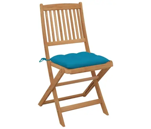 Saliekami Dārza Krēsli Ar Spilveniem, 8 Gb., Akācijas Masīvkoks Vidaxl Saliekami Dārza Krēsli Ar Spilveniem, 8 Gb., Akācijas Masīvkoks Vidaxl