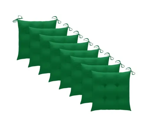 Saliekami Dārza Krēsli Ar Spilveniem, 8 Gb., Akācijas Masīvkoks Vidaxl