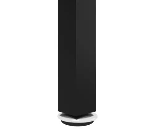 Kafijas Galdiņš, Melns Un Balta Marmora, 70 Cm, Rūdīts Stikls Vidaxl