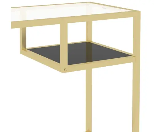 Arvutilaud, Läbipaistev, 100 X 36 X 74 cm Karastatud Klaas