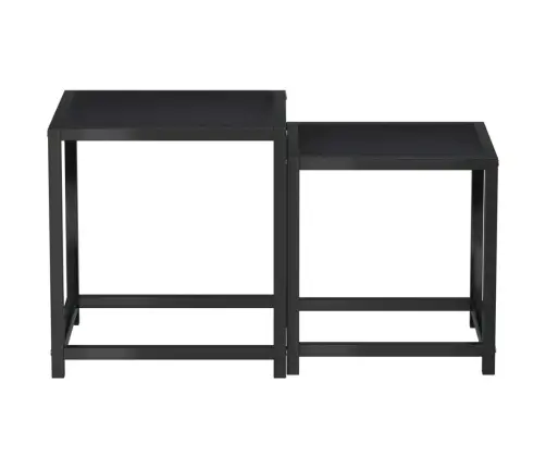 Teelaud 2 Tk, Mdf, Must