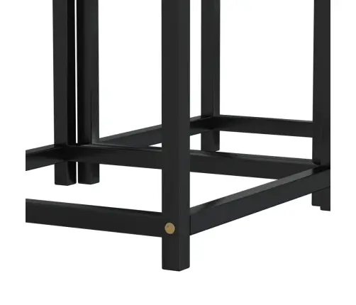 Teelaud 2 Tk, Mdf, Must