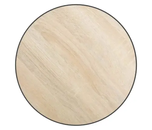 Tējas Galdiņš, Ozolkoka Krāsa, Ø35 Cm, Mdf Vidaxl