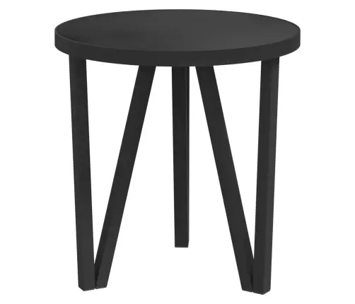 Tējas Galdiņš, Melns, Ø35 Cm, Mdf Vidaxl