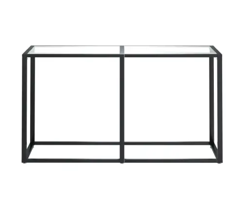 Konsoles Galdiņš, 140X35X75,5 Cm, Caurspīdīgs Rūdīts Stikls Vidaxl