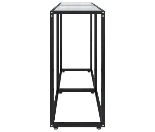 Konsoles Galdiņš, 140X35X75,5 Cm, Caurspīdīgs Rūdīts Stikls Vidaxl