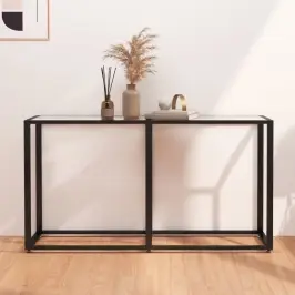 Konsoollaud, Läbipaistev, 140 X 35 X 75,5 cm Karastatud Klaas