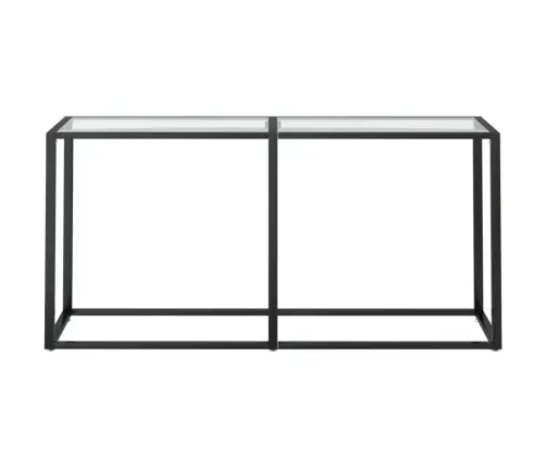 Konsoles Galdiņš, 160X35X75,5 Cm, Caurspīdīgs Rūdīts Stikls Vidaxl