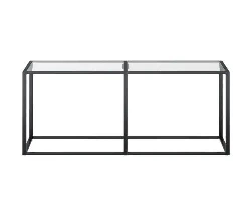 Konsoles Galdiņš, 180X35X75,5 Cm, Caurspīdīgs Rūdīts Stikls Vidaxl