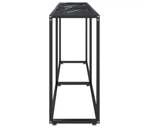 Konsolinis Staliukas, Juodo Marmuro, 180X35X75,5cm Stiklas Konsolinis Staliukas, Juodo Marmuro, 180X35X75,5cm Stiklas