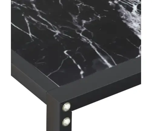 Konsolinis Staliukas, Juodo Marmuro, 180X35X75,5cm Stiklas Konsolinis Staliukas, Juodo Marmuro, 180X35X75,5cm Stiklas