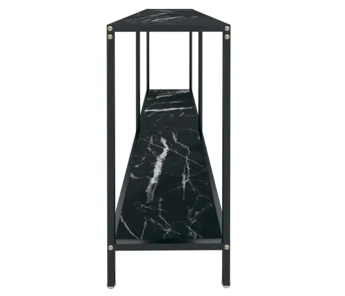Konsolinis Staliukas, Juodas, 160X35X75,5cm Grūdintas Stiklas Konsolinis Staliukas, Juodas, 160X35X75,5cm Grūdintas Stiklas