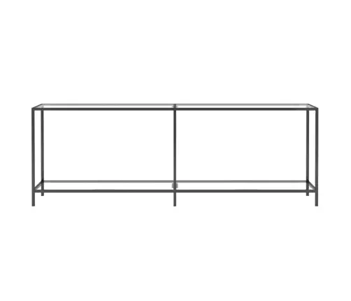 Konsoollaud, Läbipaistev, 220 X 35 X 75,5 cm Karastatud Klaas