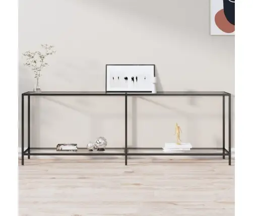 Konsoollaud, Läbipaistev, 220 X 35 X 75,5 cm Karastatud Klaas