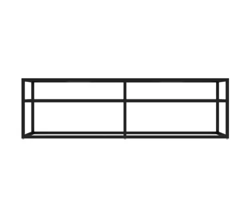 Tv Plaukts, 140X40X40,5 Cm, Caurspīdīgs Rūdīts Stikls Vidaxl