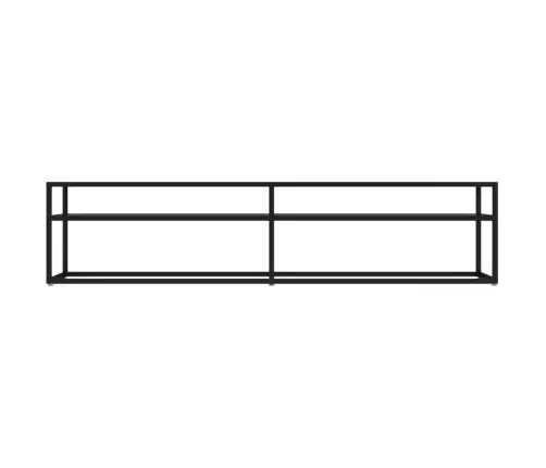 Telerialus, Must, 180 X 40 X 40,5 cm Karastatud Klaas Telerialus, Must, 180 X 40 X 40,5 cm Karastatud Klaas