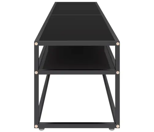 Telerialus, Must, 180 X 40 X 40,5 cm Karastatud Klaas Telerialus, Must, 180 X 40 X 40,5 cm Karastatud Klaas