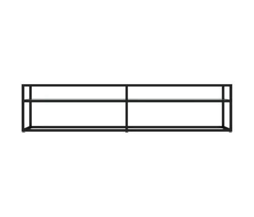 Tv Spintelė, Balta Marmuro, 180X40X40,5cm Grūdintas Stiklas