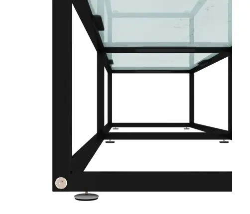 Tv Spintelė, Balta Marmuro, 180X40X40,5cm Grūdintas Stiklas